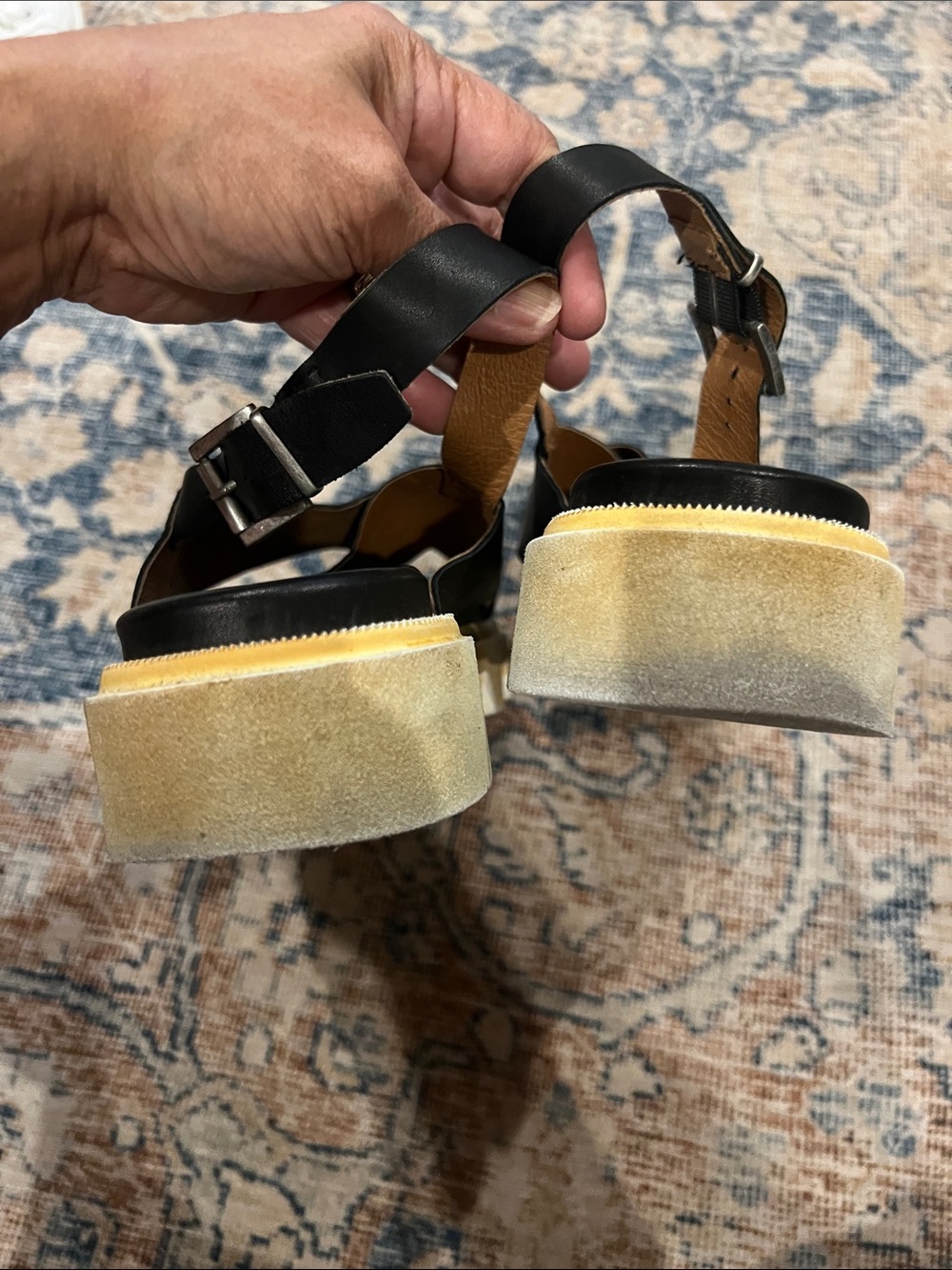 Miz Mooz Pacific Black Leather Crisscross Slingback Sandal size 42 / US 11.5 - Picture 5 of 11